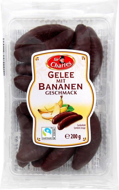 SirCharles Schokoladengelee Bananengeschmack 200 g - Bild 1