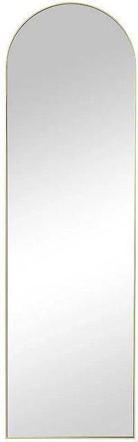 Vente-unique Wandspiegel Mailen in Gold, bogenförmig aus Metall, Breite: 50 cm, Höhe: 170 cm - Bild 1