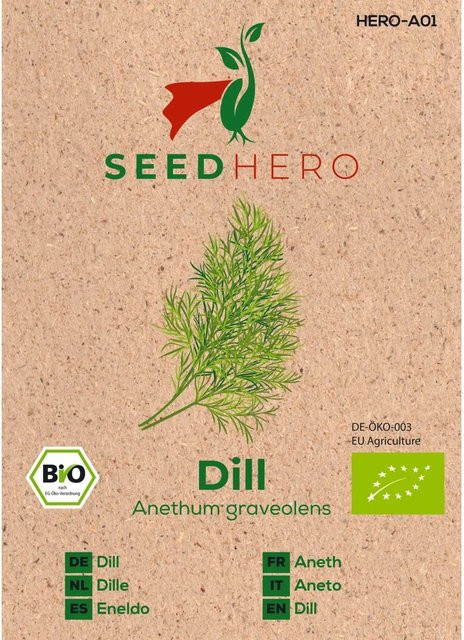 Seedhero BIO Dill Common Kräutersamen 15 g - Bild 1