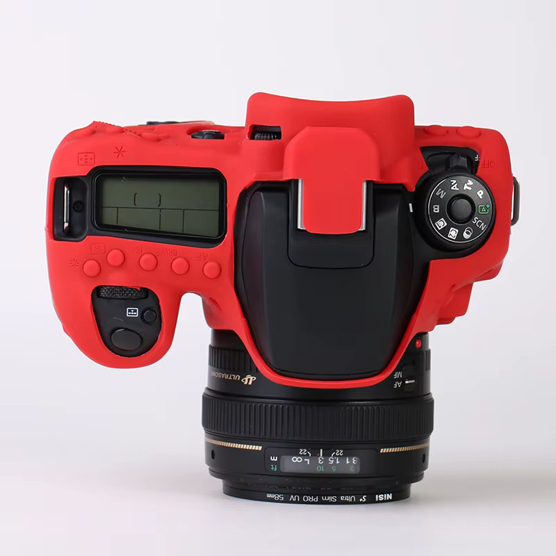 JAOUCAM Silikon-Kameratasche für Canon EOS 90D, stoßfeste und kratzresistente Schutzhülle - Bild 2