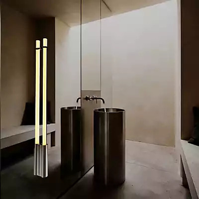 DCW Éditions In Fine LED Wandleuchte in Silber, Höhe: 160 cm - Bild 1
