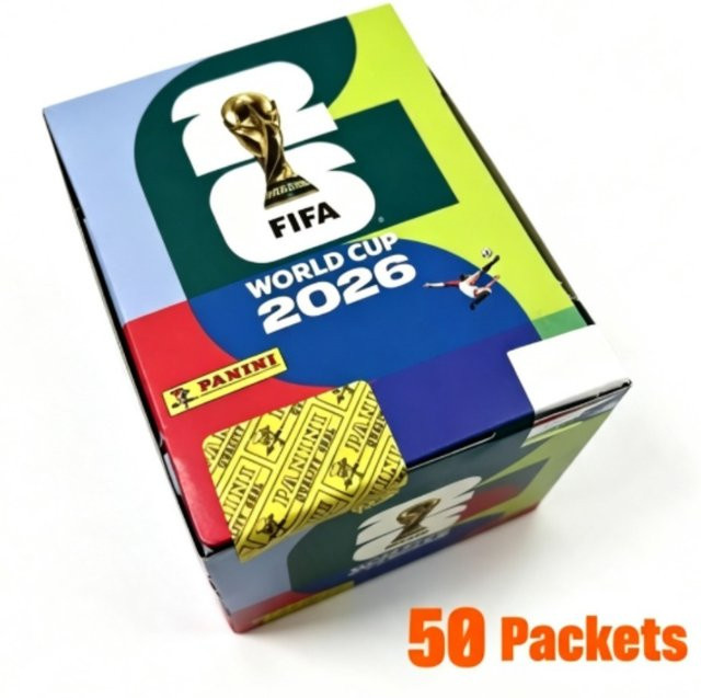 Panini 2026 FIFA Weltmeisterschaft Original-Aufkleber, Internationale Version, 350 Stück/Box - Bild 1
