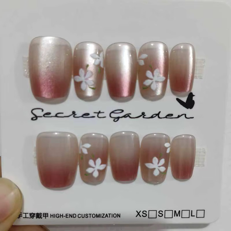 Nagelspitzen, Pfirsichrosa, Glänzend, Damen - Bild 2