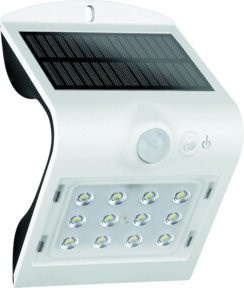 REV Solar LED Butterfly Wandleuchte in Weiß mit Bewegungsmelder und 1,5W - Bild 1