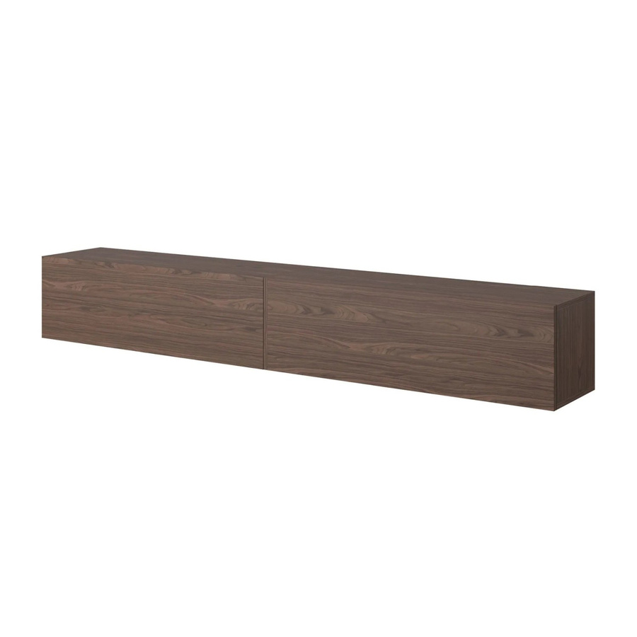 Selsey TV-Hängeboard Bisira in Nussbaum Dunkel mit Holzoptik, Breite: 200 cm - Bild 2