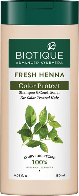 Biotique Henna Shampoo & Spülung, 180 ml, normales Haar - Bild 1