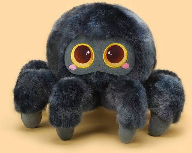 Yiran Health & Beauty Spinnenpuppe Kawaii Kuscheltier Plüschtier, 30cm, ab 14 Jahre - Bild 1