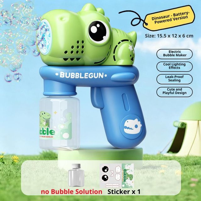 Linyi toy Elektrische Blasenmaschine Dinosaurier und Einhorn - Bild 1