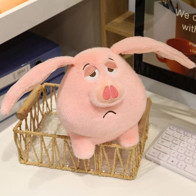 Niedliches Cartoon Fliegendes Schwein Plüsch Stofftier, Rosa, 30cm - Bild 1
