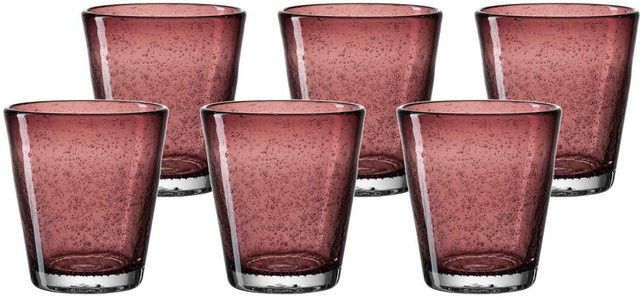 Leonardo Burano Wassergläser 6er Set 330 ml in Rot und Violett - Bild 1