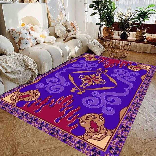 Aladdin Teppich BC-Warm Home in Multicolour, orientalisches Design, gestreift, rutschfest und waschbar, B/T: 60 x 40 cm - Bild 1