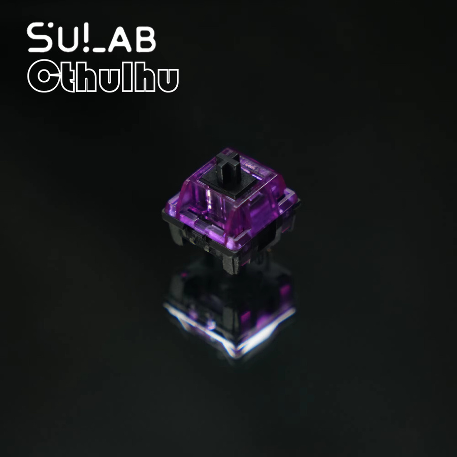 HMX Cthulhu Linear Switches, vorgeschmiert, 5-Pin, HotSwap, M1 Stem, Purple, für mechanische MX-Tastaturen - Bild 2