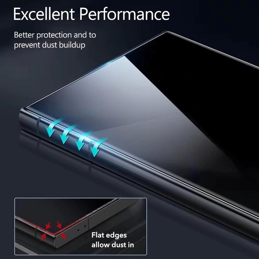 3er-Pack Privatsphäre Hydrogel-Schutzfolie für Samsung Galaxy A56 5G A55 A54 A16 A15 A36 A35 A06 A25 A26 A05S S25 Ultra S24 FE S23 S22 Transparent - Bild 3