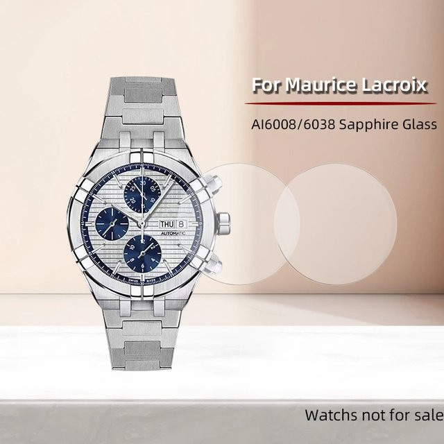 Maurice Lacroix Uhrenglas Saphirglas, Edelstahl, Unisex - Bild 1