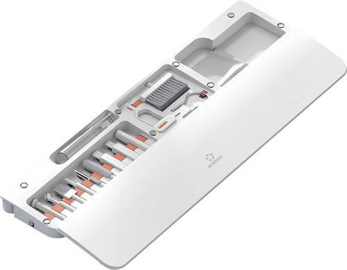 Renkforce Reinigungsset 22-teilig in Weiß mit Handballenauflage für Tastaturen und Smartphonehalter - Bild 1