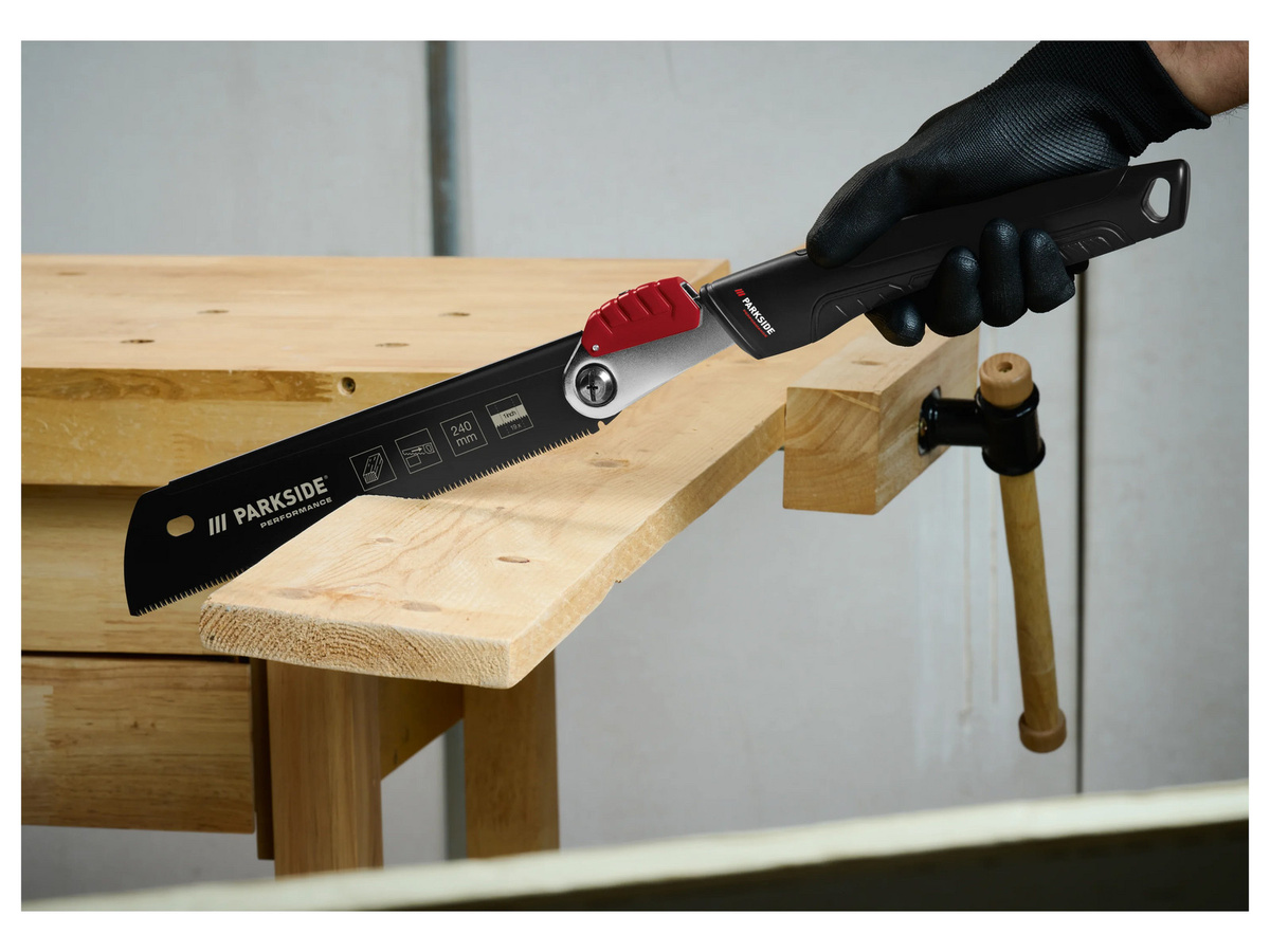 PARKSIDE PERFORMANCE Japansäge Dozuki aus Carbonstahl mit ergonomischem Handgriff in Schwarz - Bild 2
