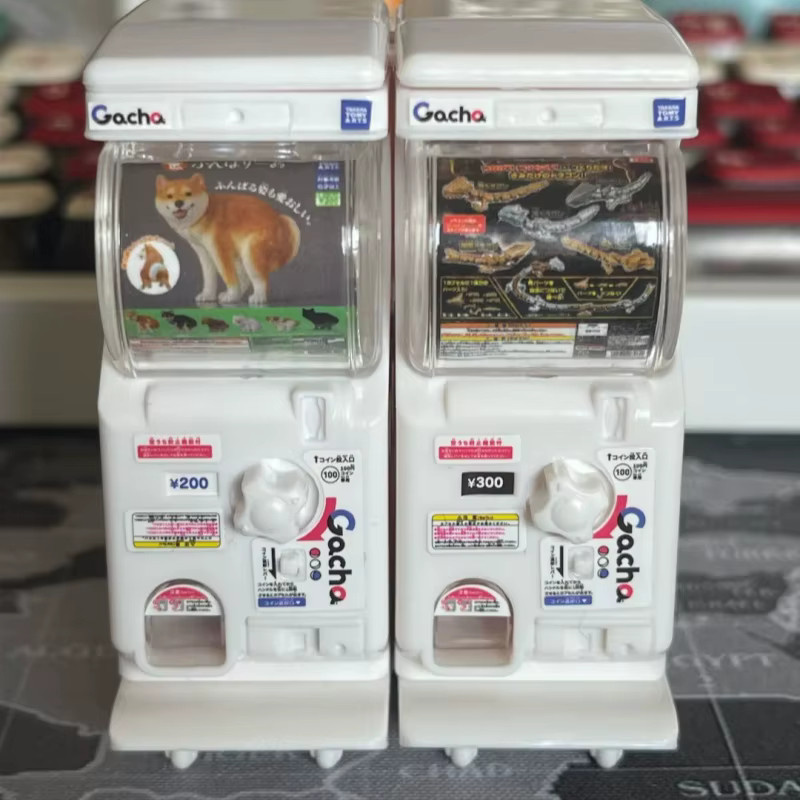 Takaratomyarts Gachapon Machine Miniaturen Gacha Let's Go To Gacha Abschnitt Kapselspielzeug Figuren im Maßstab 1:12 in Weiß - Bild 3