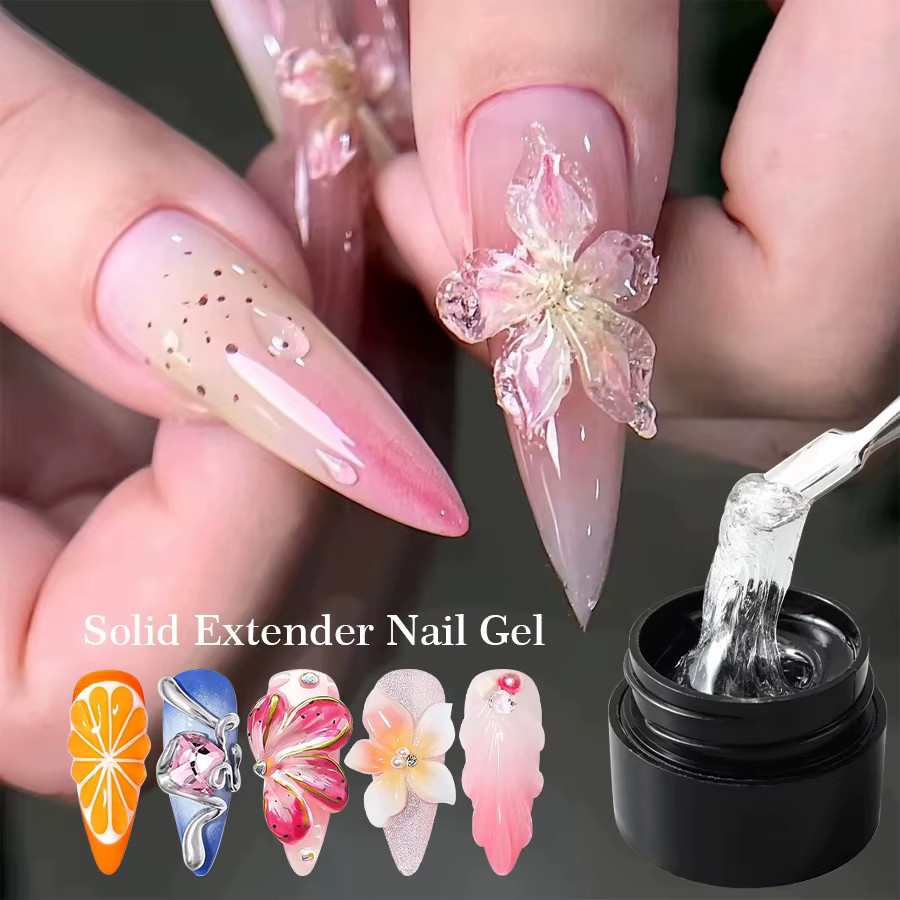 QAZIXU Hard Gel, Clear, Glänzend, Unisex - Bild 5