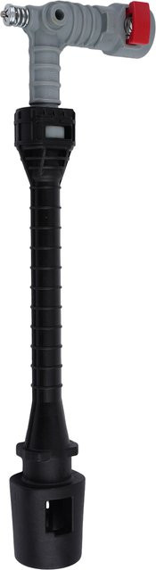 Vibratite Interne Düse für Waschdüse, Druckventil-Set aus schwarzem Kunststoff, B/T/H: 7 x 24 cm - Bild 1