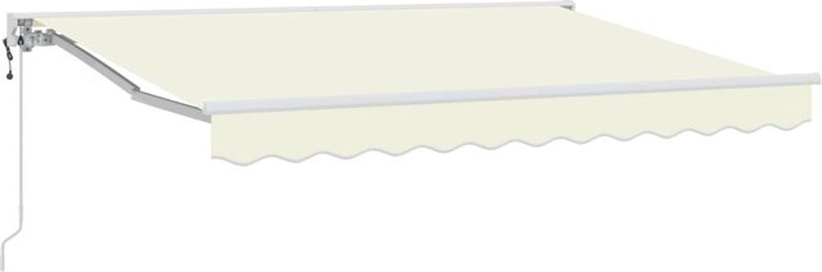 Elektrische ausziehbare Markise von vidaXL in Beige, B: 3,5 m x T: 2,5 m - Bild 1