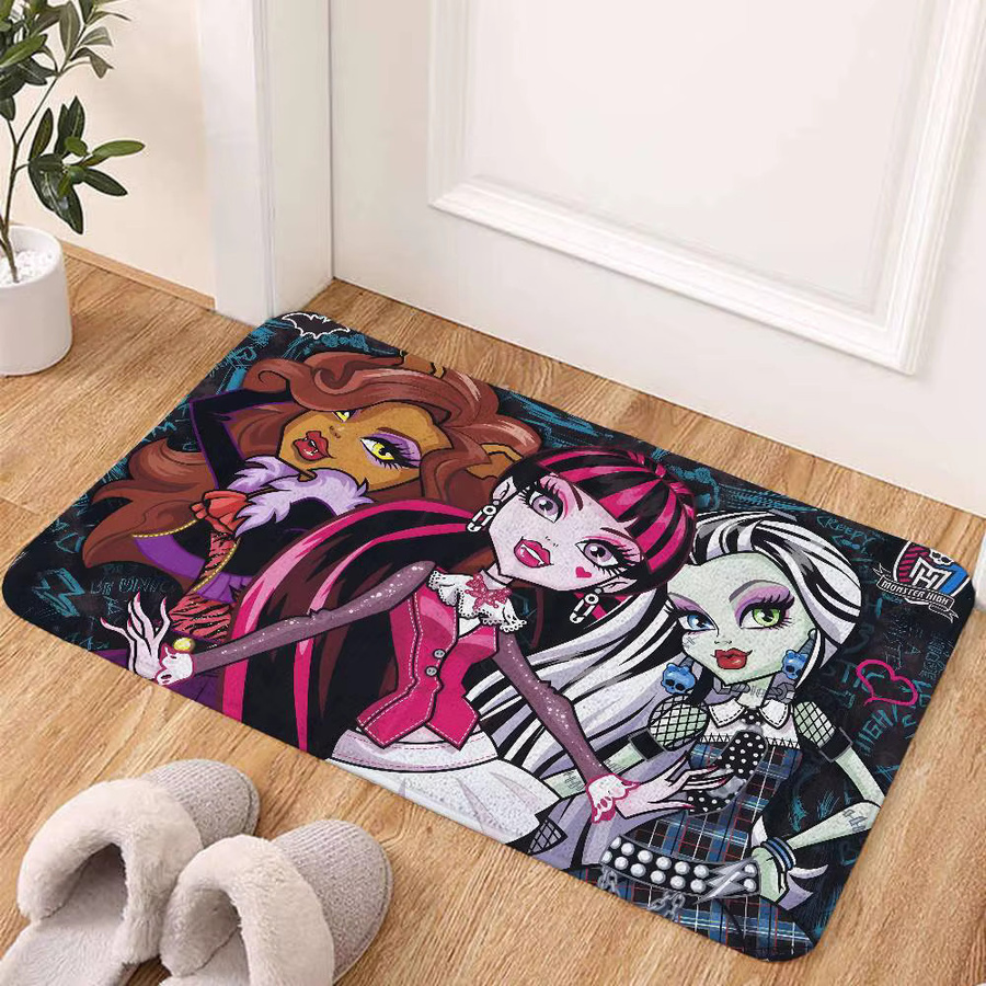 Rutschfeste Anime-E-Monster Fußmatte von Bilibili in Multicolour, Rechteckig, Breite: 60 cm, Tiefe: 40 cm - Bild 5