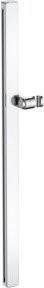 Duravit Brausestange in Chrom mit Glas, höhenverstellbar, Höhe: 81 cm - Bild 1