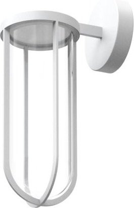 Flos In Vitro Wandleuchte Outdoor aus Aluminium und Borosilikatglas in Weiß und Transparent mit dimmbarer LED - Bild 1