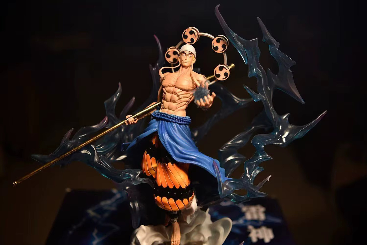 Bandai One Piece Enel Donnergott, Actionfigur, Leuchtende Doppelkopf-Skulptur, ab 3 Jahren - Bild 5