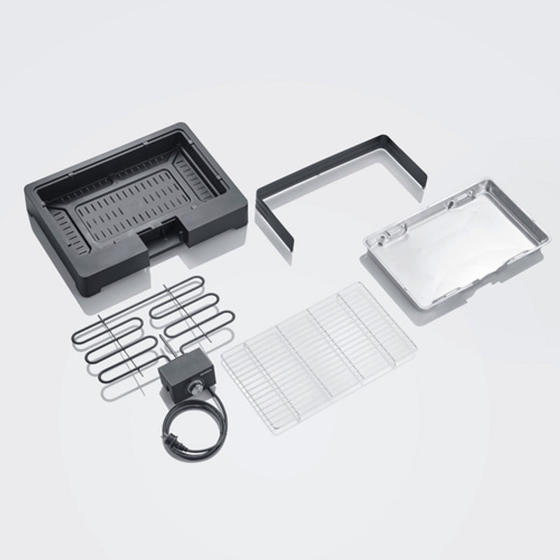 Severin Elektrogrill PG 8566 Tischgrill Schwarz B: 44,5 cm, T: 26 cm - Bild 6