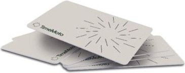 TimeMoto RFID Karten RF-100 für TimeMoto Zeiterfassungssysteme, Weiß, 25 Stück - Bild 1