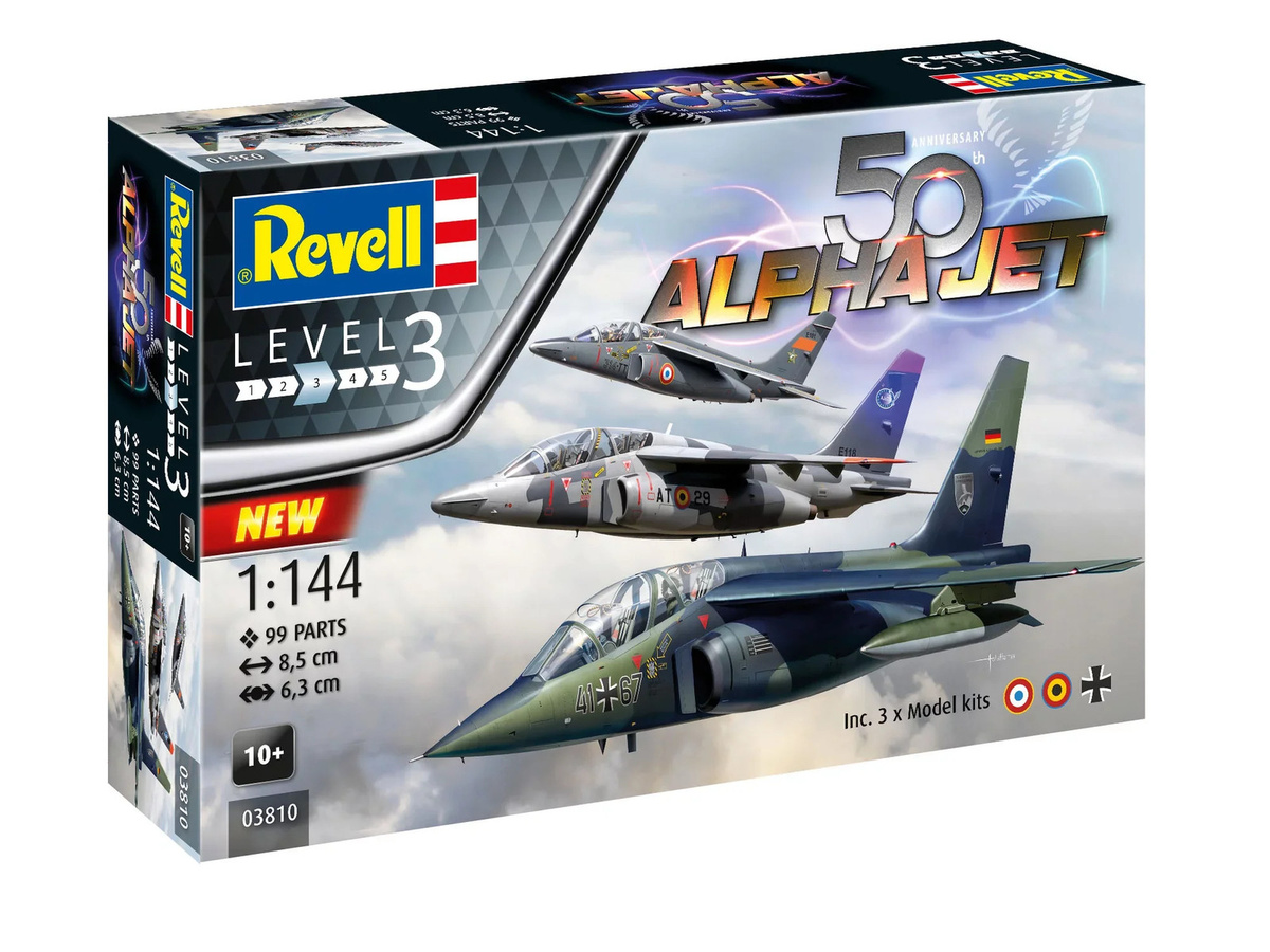 Revell 50th Anniversary Alpha Jet, Modellbau, 1:144, ab 10 Jahre - Bild 2