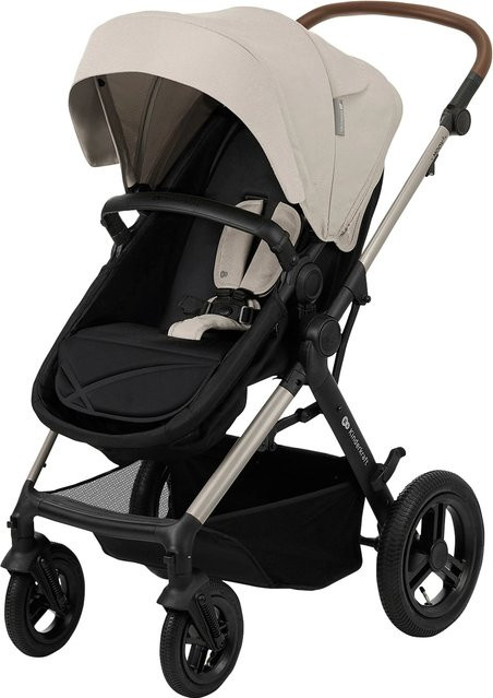 Kinderkraft Kombikinderwagen MOOV 2 Air Trio-Set mit Babyschale MINK PRO in Grau - Bild 1