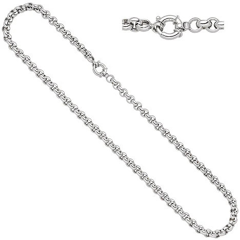 Colfem Halskette 585 Weißgold, 45 cm, Unisex - Bild 1