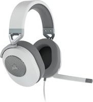 Corsair HS65 Surround Gaming-Headset Over-Ear in Weiß und Grau mit 3,5 mm Klinkenanschluss für PC, Xbox, PlayStation, Nintendo Switch und Mobile - Bild 1