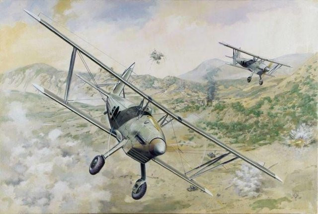 Roden Arado Ar 68E, Fahrzeug, 1:48, Grau - Bild 1