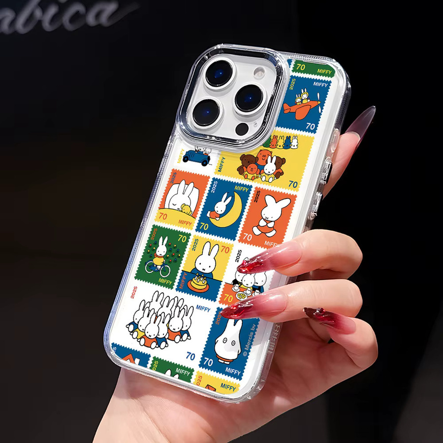 Miffy Handyhülle mit Cartoon Rabbit Design für Google Pixel 10 9 9a 8 8a Pro XL 5G, transparent - Bild 3