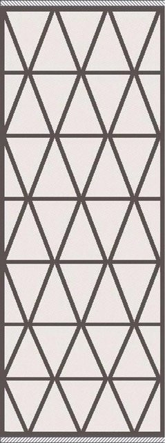 Modern Living Flachwebeteppich Phoenix in Silber Anthrazit Beige, B: 80 cm, L: 200 cm - Bild 1