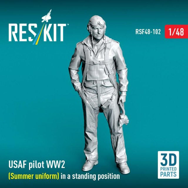 ResKit Models USAF Pilot WW2 Summer Uniform, Einzelfigur, 1:48 - Bild 1