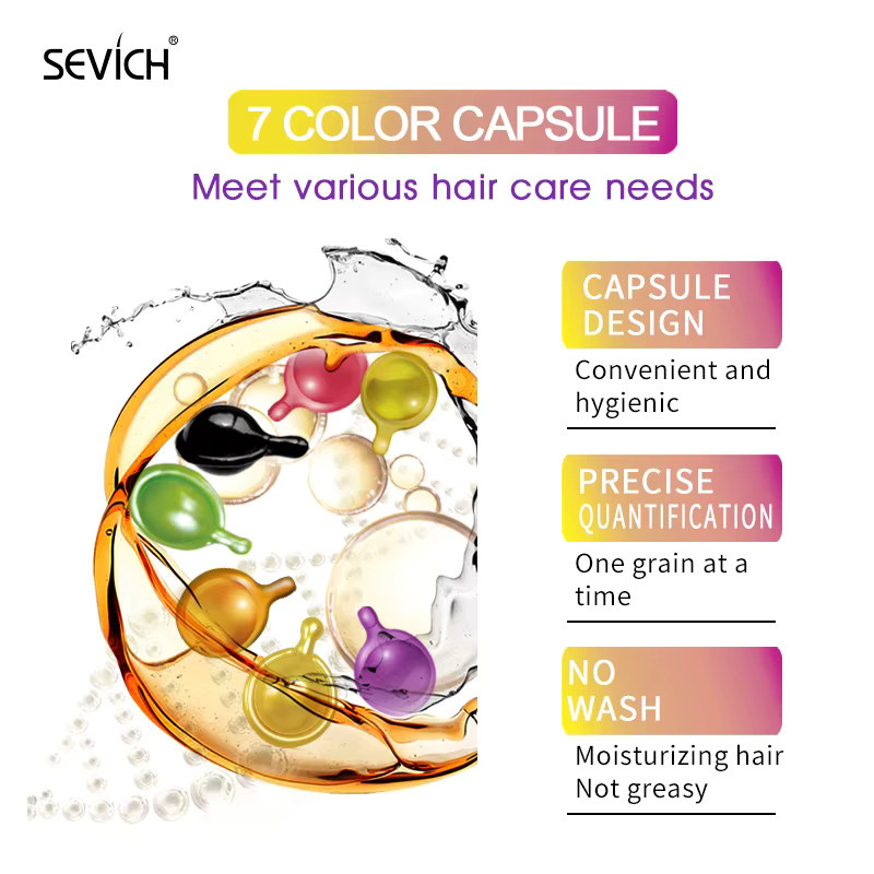 Sevich Haarvitamin-Kapseln Essenzöl, Unisex, für strapaziertes Haar - Bild 2