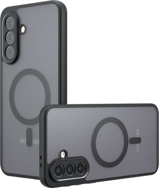 Techsuit MagSafe-Hülle PureFrost für Samsung Galaxy A16 5G und A16 4G in Satin Schwarz - Bild 1