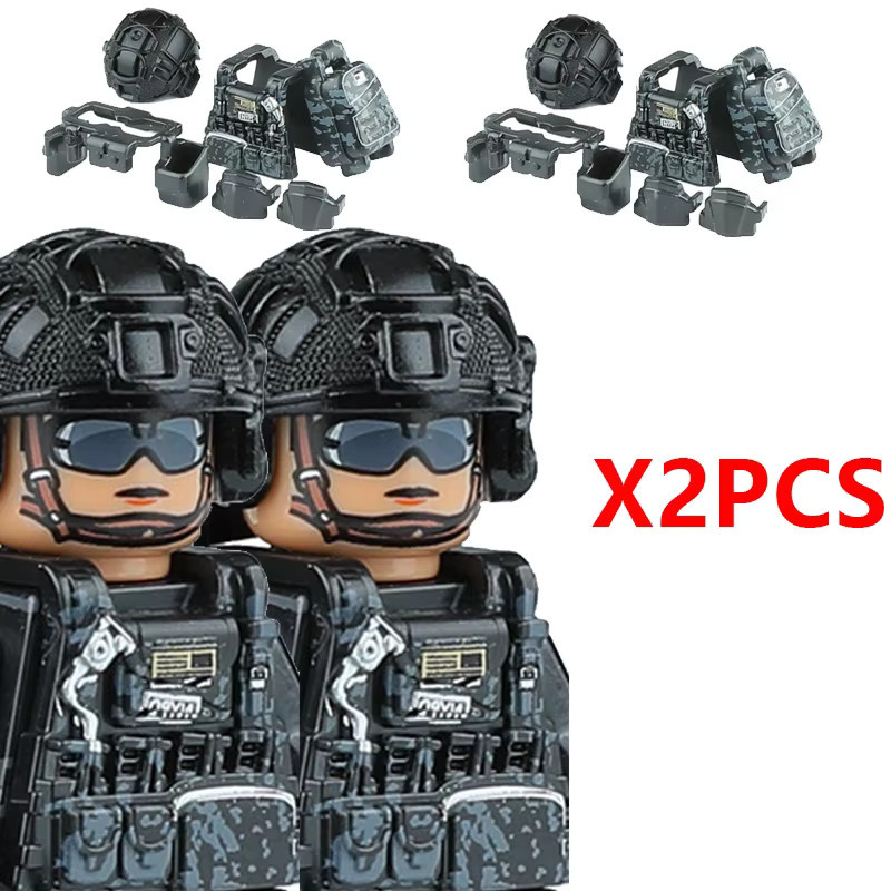 Semalam Militär Spezialeinheiten SWAT Angriffssoldat Figur, Einzelfigur - Bild 2
