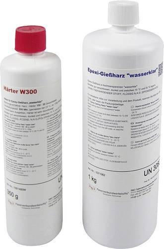 R & G Epoxid-Gießharz 1071023 Wasserklar mit Härter W 300 Set, 1,35 kg - Bild 1