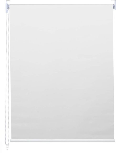 MCW Seitenzugrollo MCW-D52 Fensterrollo als blickdichte Verdunkelung in Weiß, Breite: 90 cm, Höhe: 160 cm - Bild 1