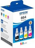Epson 664 EcoTank Multipack Druckerpatronen Set, 4 Farben (Schwarz, Cyan, Magenta, Gelb) - Bild 1