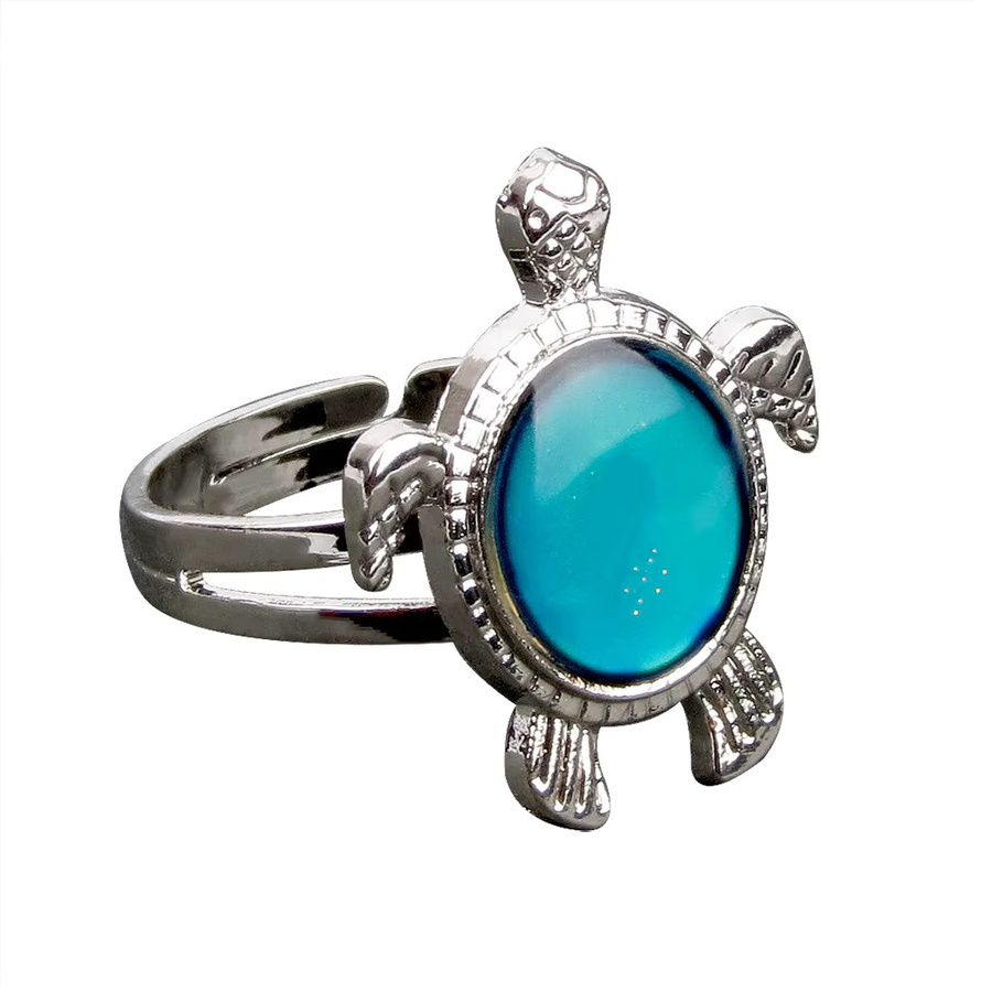 weyena Ring Schildkröte, Silber, Unisex - Bild 2