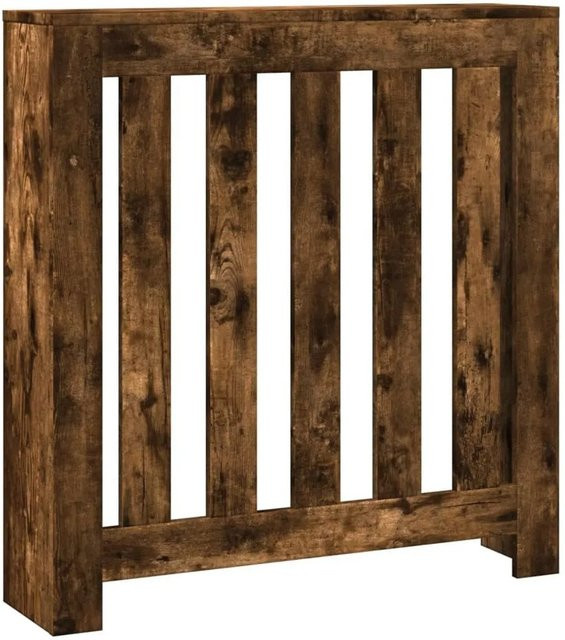 vidaXL Heizkörperverkleidung in Räuchereiche mit Latten-Design, modern, Farbe: Braun, B/T/H: 78 x 20 x 82 cm - Bild 1