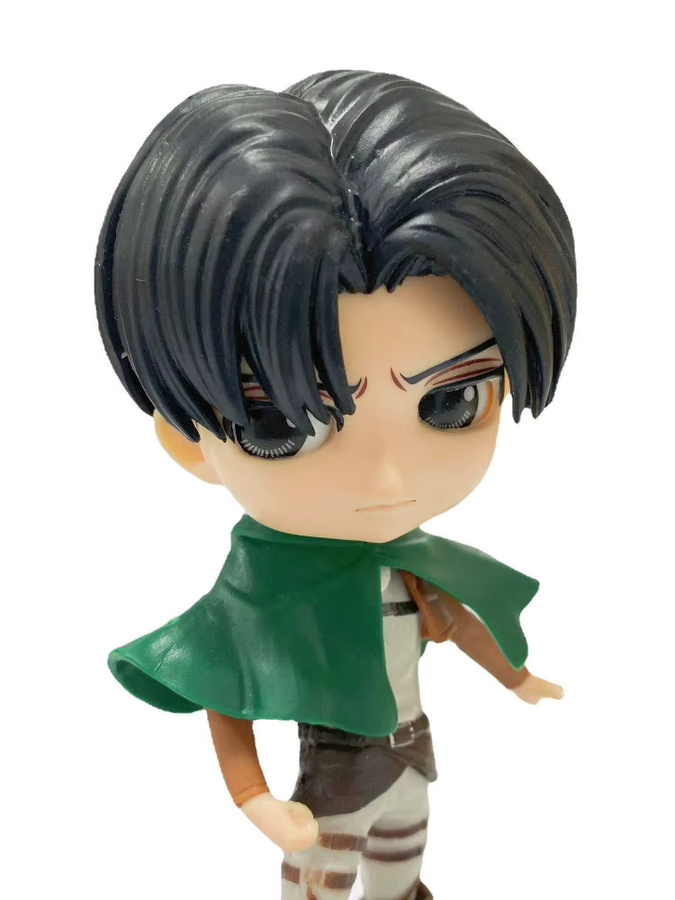 Bandai Attack On Titan Chibi Eren Yeager Levi Ackerman Actionfiguren, Puppe - Bild 5