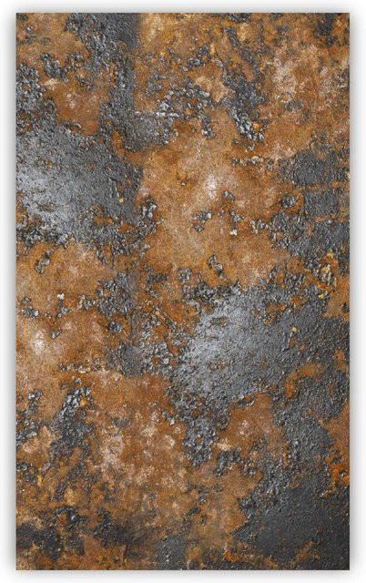 Walllux Duschrückwand Industrial Rust in Steinoptik aus Alu-Verbund, B/H: 125 x 210 cm - Bild 1