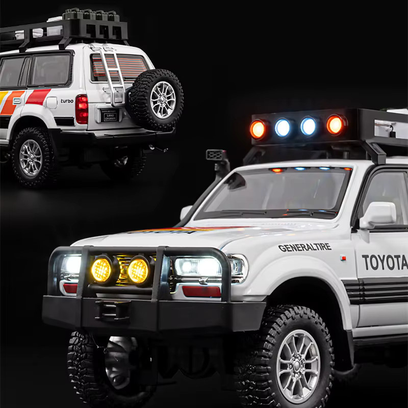 WELLY Geländewagen Automodell, 1:24, Metall, mit Licht und Sound, Weiß - Bild 2