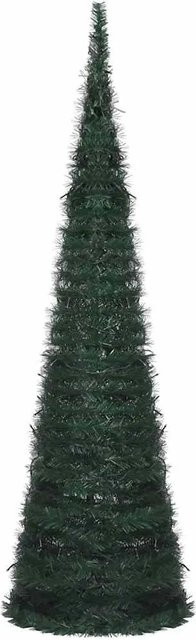 vidaXL Künstlicher Pop-Up-Weihnachtsbaum mit LED-Beleuchtung in Grün, Höhe: 150 cm - Bild 1